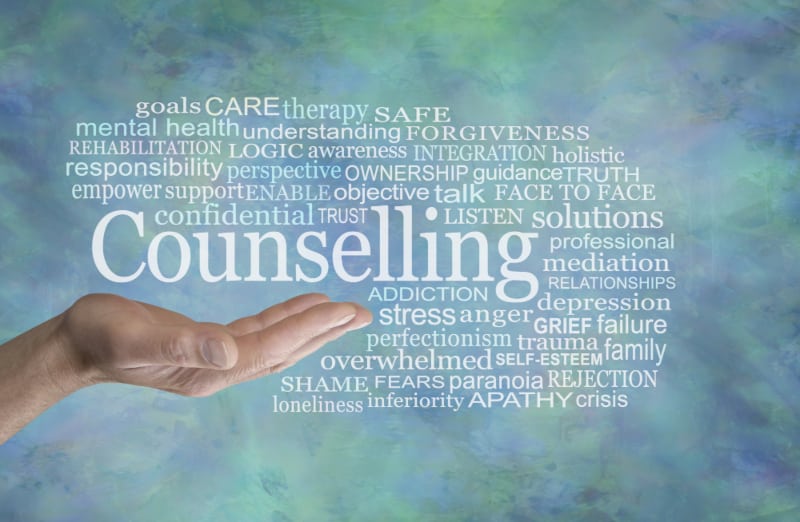 counselling word cloud